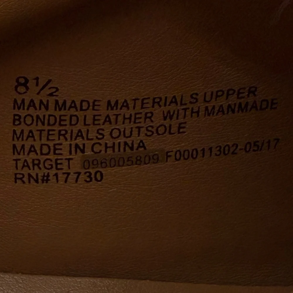 Mossimo Supply Co. Abbie Leather Slip On White Sneakers With Faux Fur Pompom - Picture 9 of 14